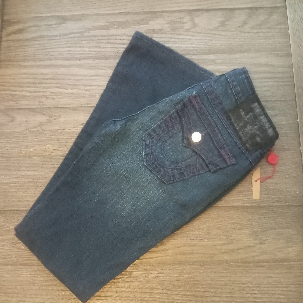 NWOT True Religion Becky Super T jeans size 28